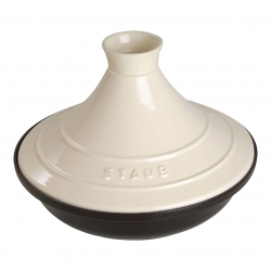 Тажин Staub из чугуна, 2 л, кремовый