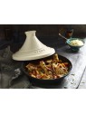 Staub Tajine malm 28 cm/ 2 l, must/ kreem