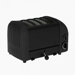 Dualit 4 Slice NewGen Classic Toaster, Stealth Black