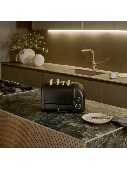 Dualit 4 Slice NewGen Classic Toaster, Stealth Black