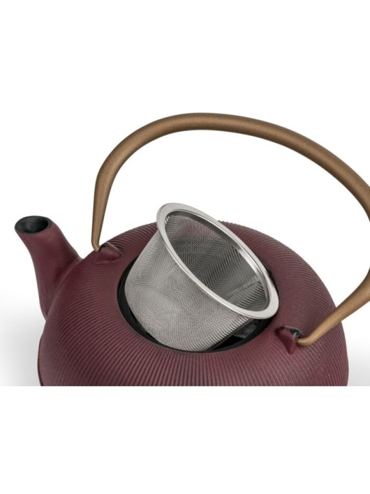 Bredemeijer Cast Iron Teapot Sichuan 1 l – Plum Red