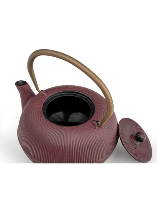 Bredemeijer Cast Iron Teapot Sichuan 1 l – Plum Red