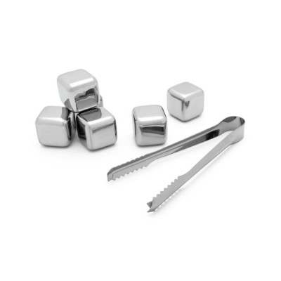 Leopold Vienna Ice Cubes 6 pieces with Tongs – stainless steel