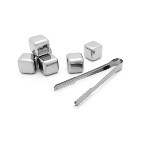 Leopold Vienna Ice Cubes 6 pieces with Tongs – stainless steel