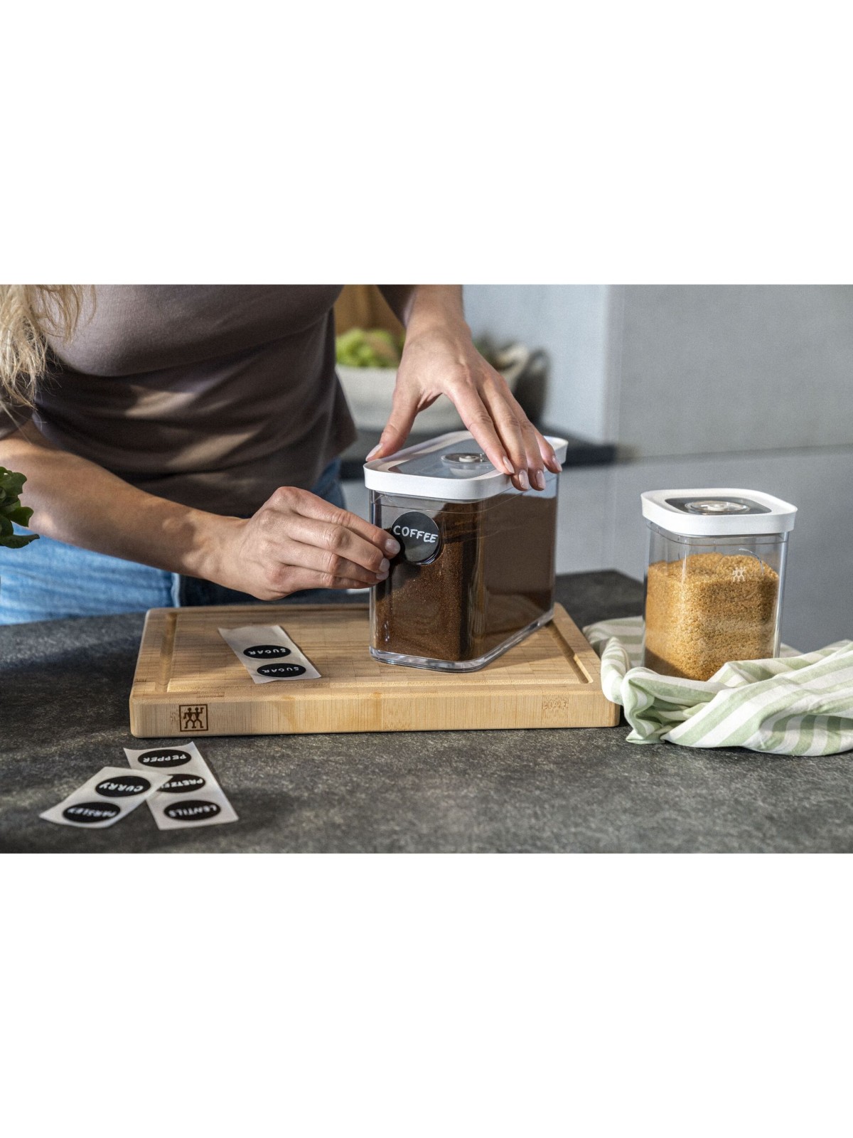 Zwilling uzglabāšanas konteineru komplekts Frsch&Save Cube, 12 gb., plastmasas