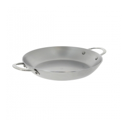de Buyer Round Steel Pan MINERAL B with 2 Handles
