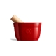 Emile Henry Mortar and Pestle – Ceramic and Wood
