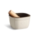 Emile Henry Mortar and Pestle – Ceramic and Wood