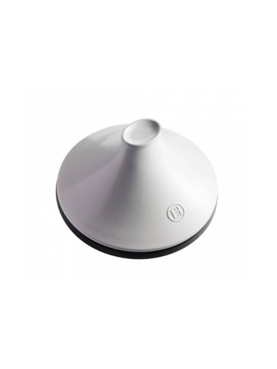 Emile Henry tajine Delight, must/valge