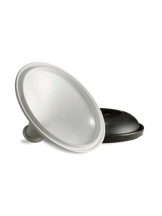 Emile Henry tajine Delight, must/valge