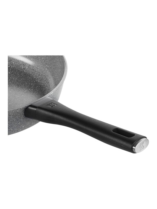 ZWILLING praepann klaaskaanega Terreno Plus – 28 cm alumiinium keraamilise mittenakkuva kattega