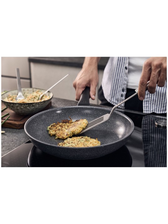 ZWILLING Terreno Plus cepšanas panna ar stikla vāku – 28 cm alumīnija ar keramikas nepiedegošu pārklājumu