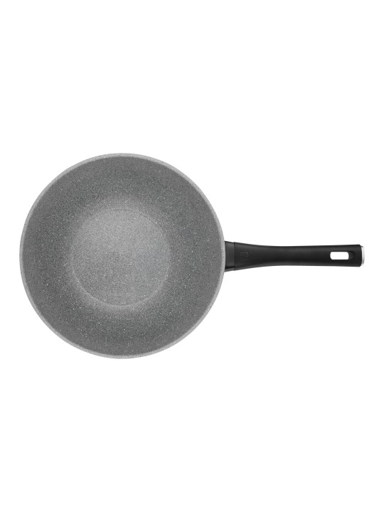 ZWILLING wok Terreno Plus – 28 cm alumiinium keraamilise mittenakkuva kattega