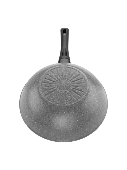 ZWILLING wok Terreno Plus – 28 cm alumiinium keraamilise mittenakkuva kattega