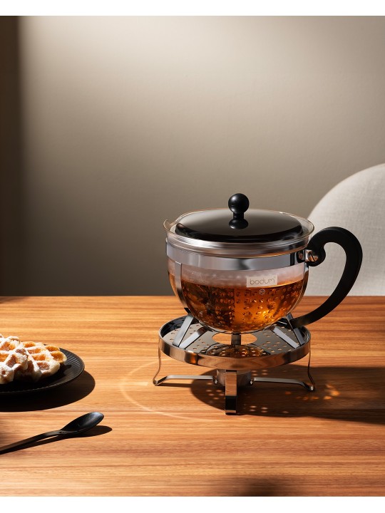 Bodum tējkanna Chambord – 1,0 l ar plastmasas vāku un filtru