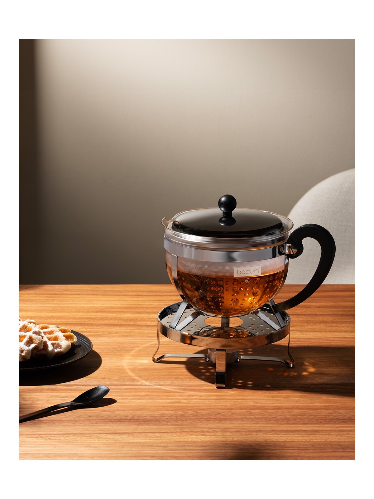 Bodum tējkanna Chambord – 1,0 l ar plastmasas vāku un filtru