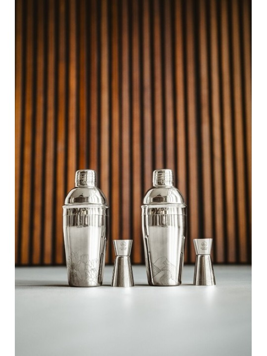 Leopold Vienna Cocktail Shaker Flowers – Stainless Steel