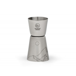 Leopold Vienna Jigger Mountains – Stainless Steel 20/40 ml