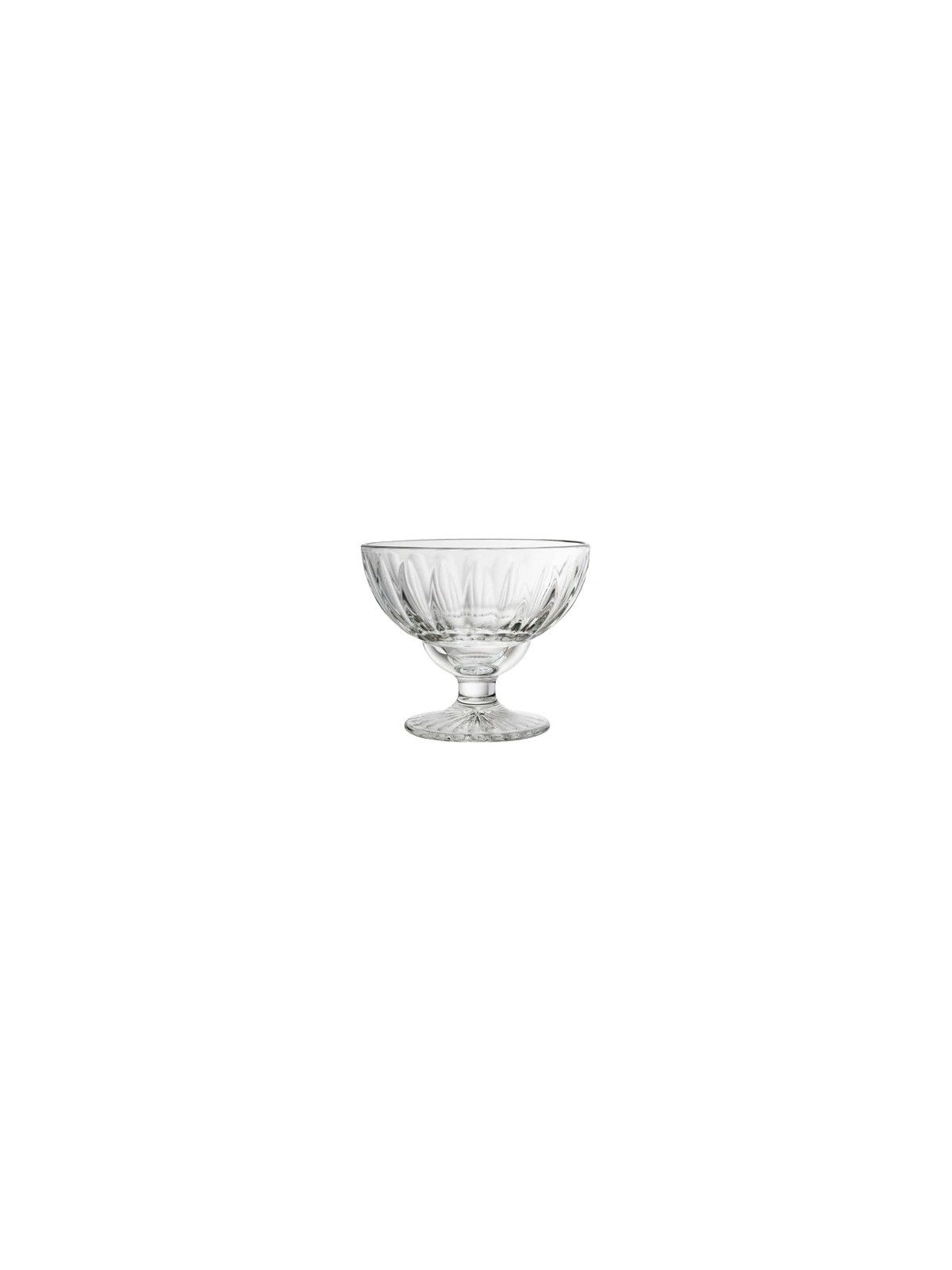 La Rochère Elise Ice Cream Cup – Pressed Glass