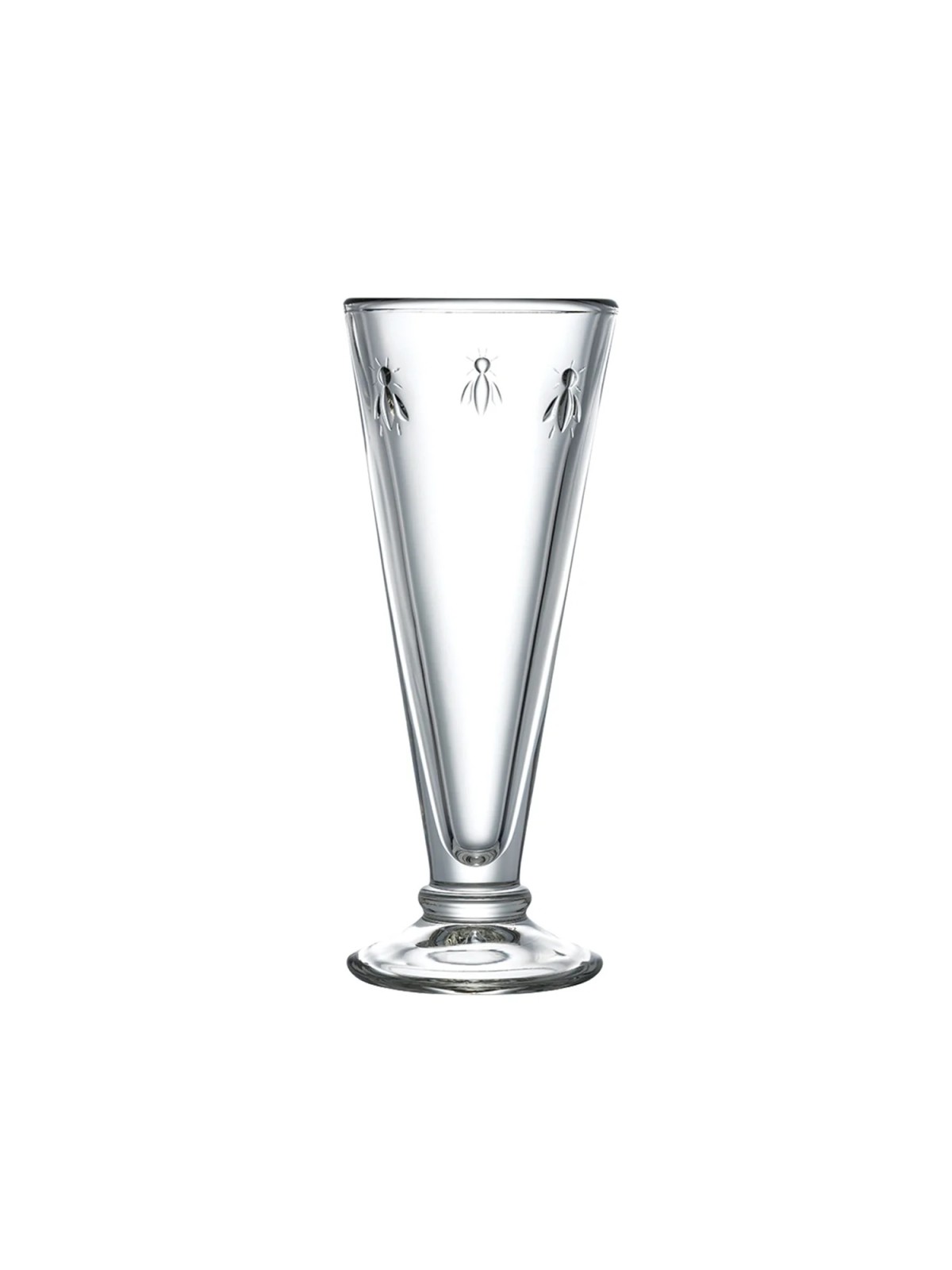 La Rochère Abeille Flutes – Pressed Glass