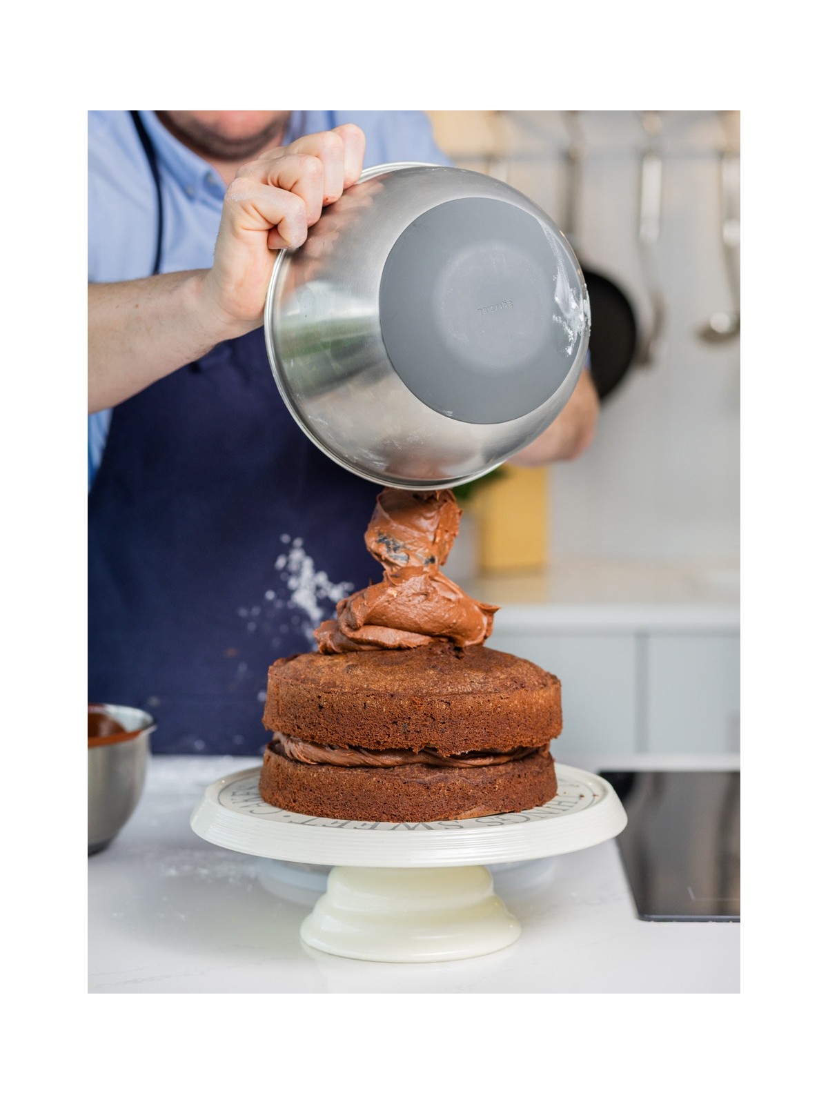 KitchenAidi segamiskausside komplekt kaantega - roostevaba teras