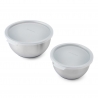 KitchenAid Set of 2 Mixing Bowls, Stainless Steel