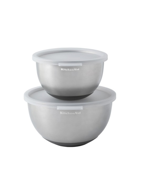 KitchenAid Набор KitchenAid из 2 мисок для смешивания, нержавеющая сталь