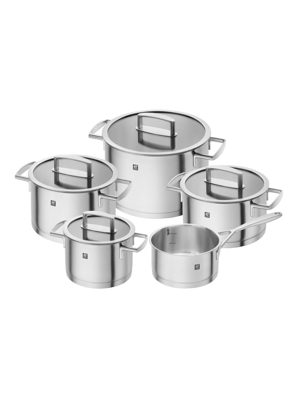 Zwilling Vitality virtuves piederumu komplekts – 5 daļas no 18/10 nerūsējošs tērauds