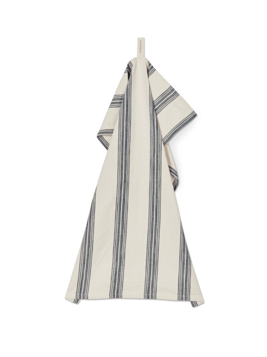 Rosendahl Tea Towel Garn – Sand Dark Blue