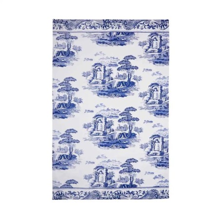 Spode Pimpernel Tea Towel Blue Italian – Cotton