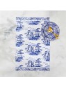 Spode Pimpernel Tea Towel Blue Italian – Cotton
