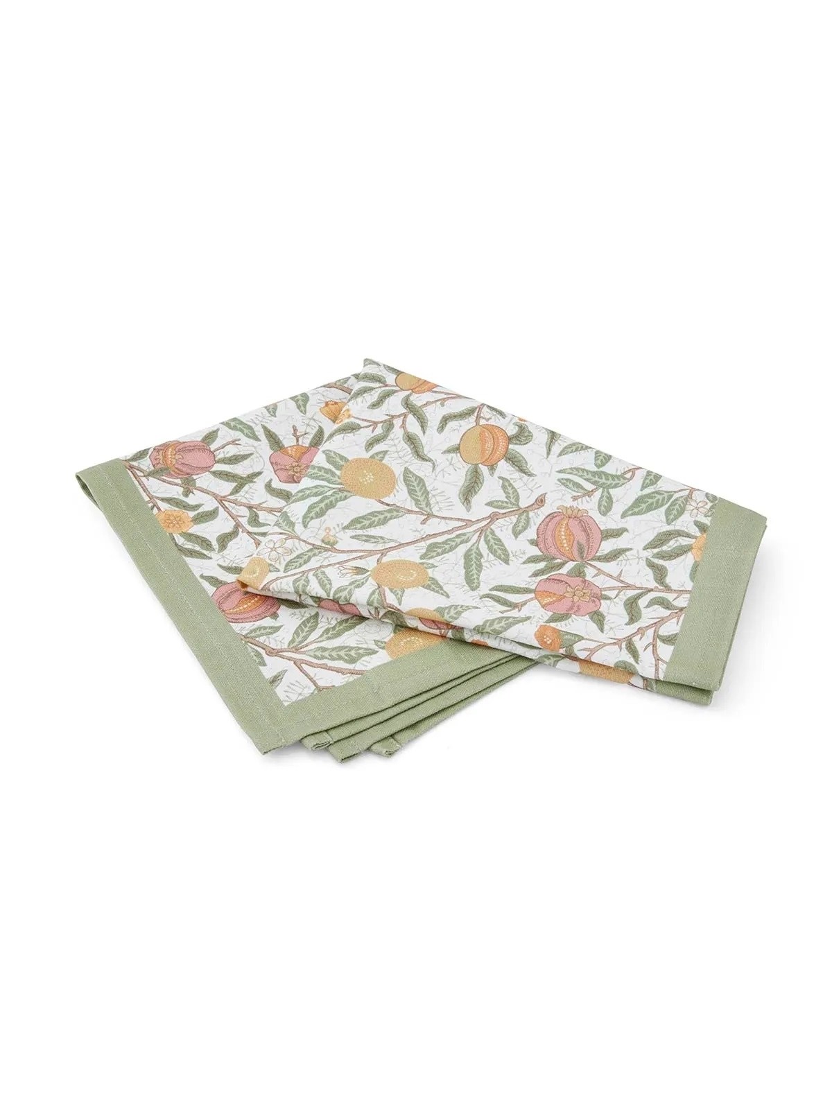 Spode Pimpernel Tea Towel Set Morris & Co. – Fruit & Marigold