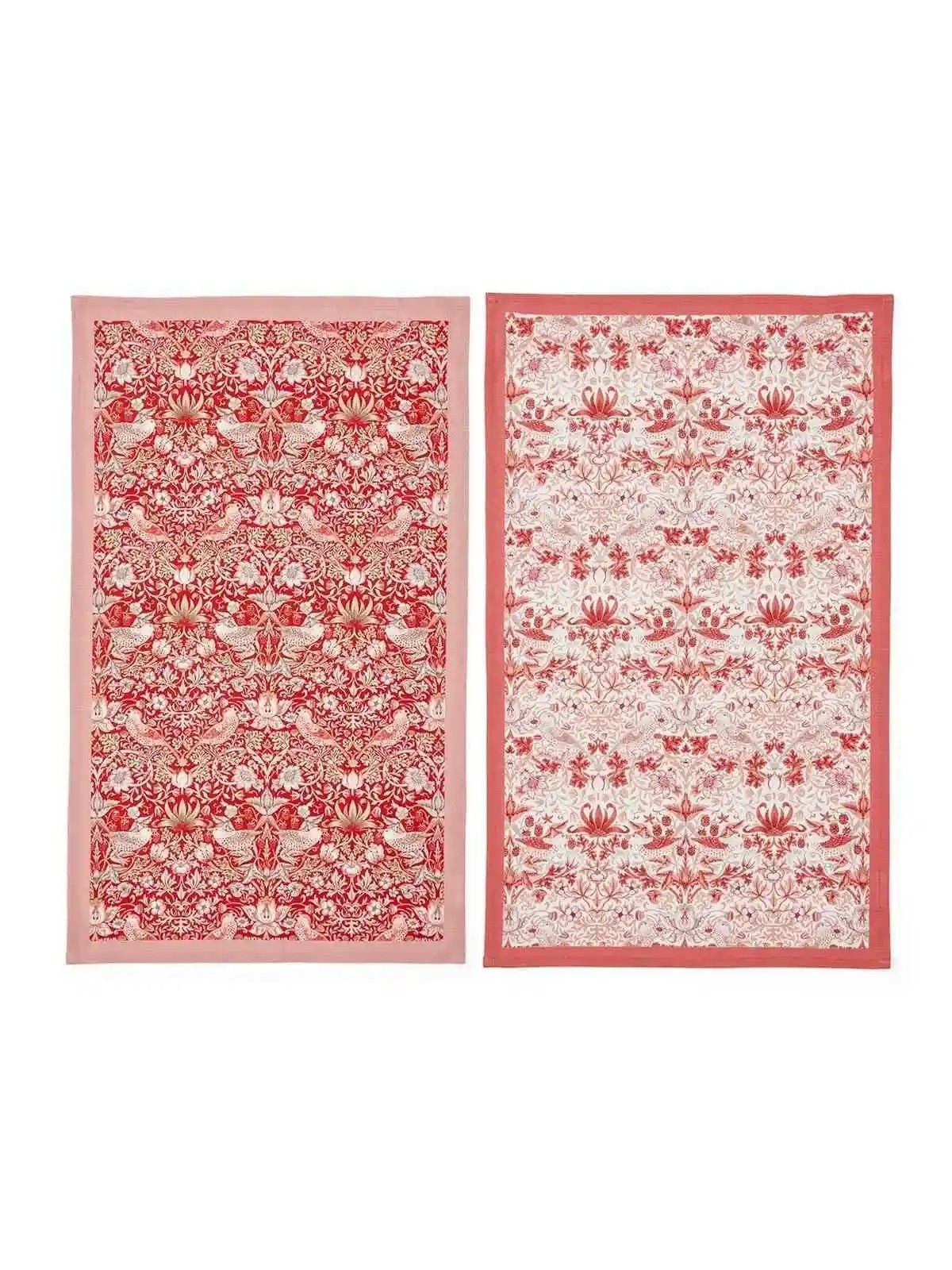 Spode Pimpernel Tea Towel Set Morris & Co. – Strawberry Thief
