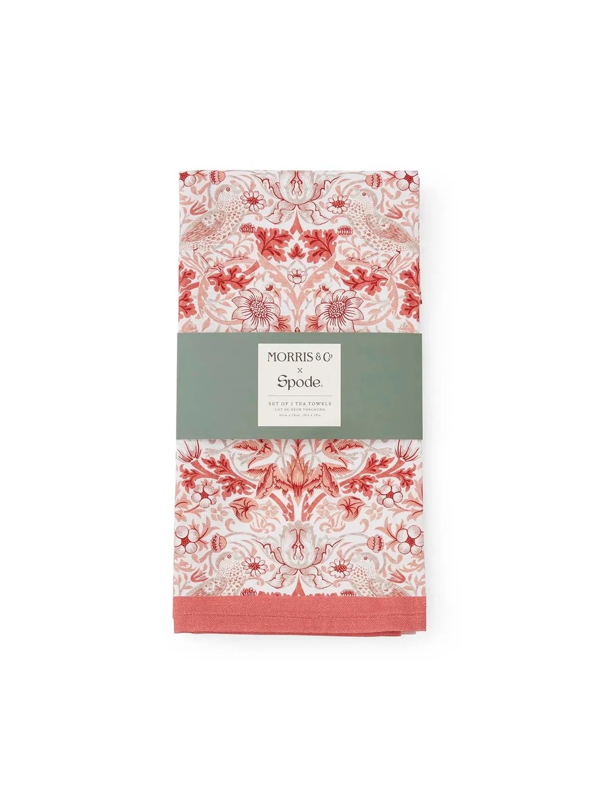 Spode Pimpernel köögirätikute komplekt Morris & Co. – Strawberry Thief