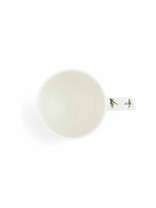 Royal Worcester Fine Bone China Mug – Wrendale Designs Oh Christmas Tree