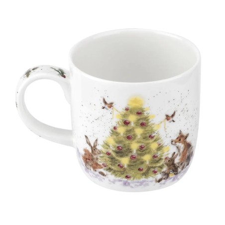 Royal Worcester Wrendale Designs kruus Oh Christmas Tree