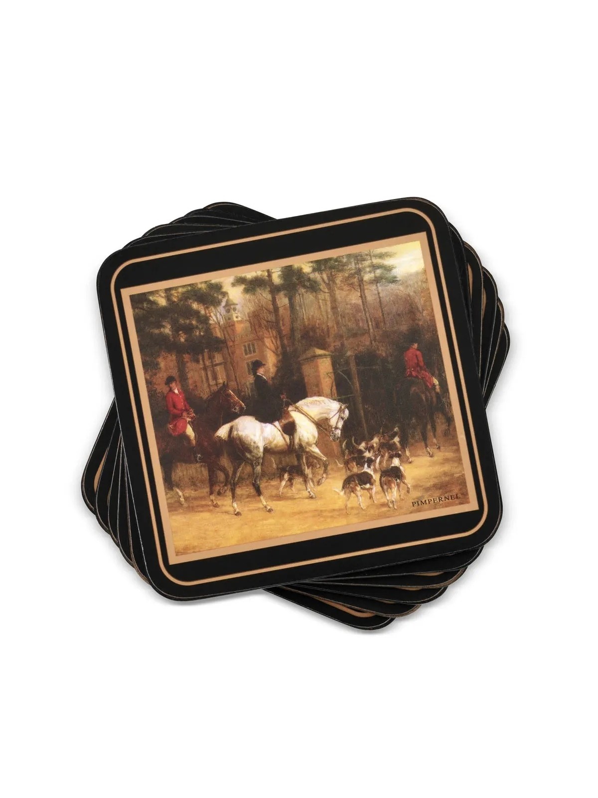 Pimpernel Tally Ho Set of 6 Coasters