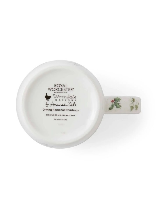 Royal Worcester peen luuportselantass – Wrendale Designs Driving Home for Christmas