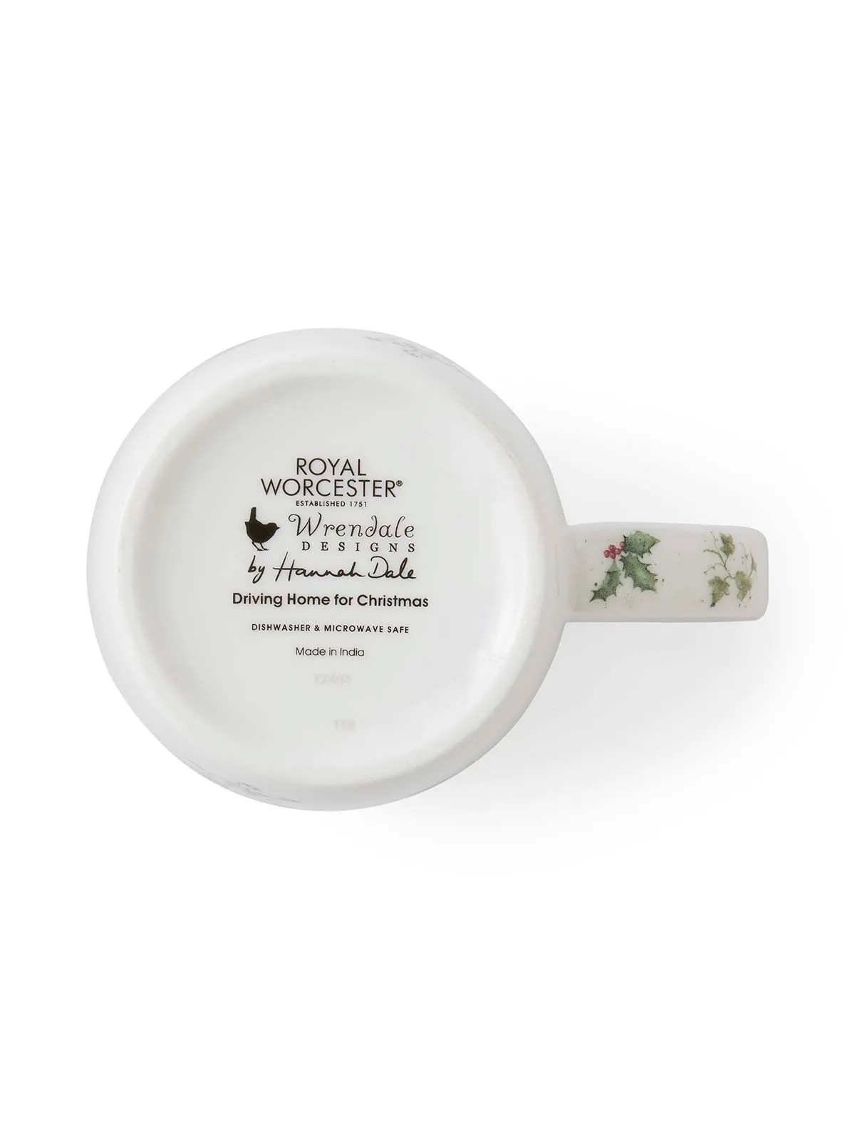 Royal Worcester peen luuportselantass – Wrendale Designs Driving Home for Christmas