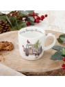 Royal Worcester Wrendale Designs kruus Driving Home for Christmas