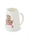 Royal Worcester Wrendale Designs luuportselan minikann – Sledgehogs