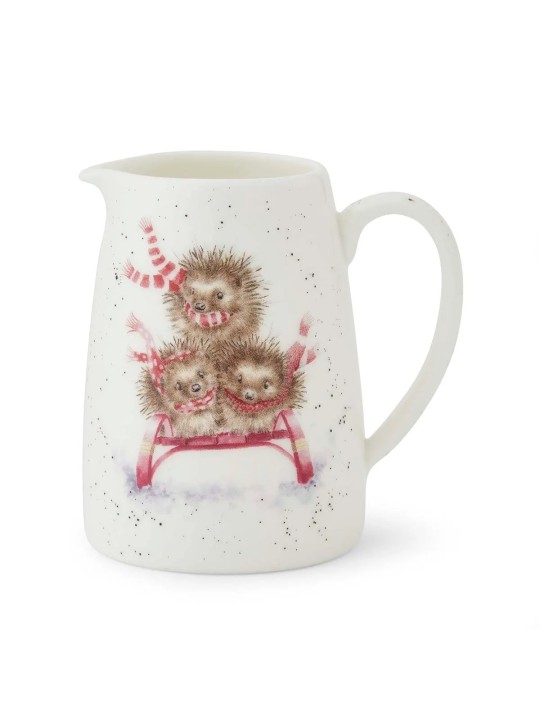 Royal Worcester Fine Bone China Posy Jug – Wrendale Designs Sledgehogs