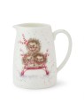 Royal Worcester Wrendale Designs luuportselan minikann – Sledgehogs