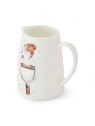 Royal Worcester Fine Bone China Posy Jug – Wrendale Designs A Little Red Robin