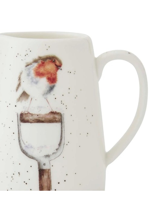Royal Worcester Fine Bone China Posy Jug – Wrendale Designs A Little Red Robin
