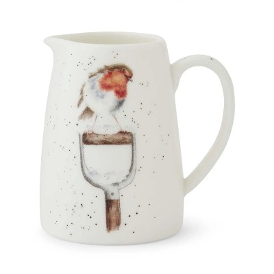 Royal Worcester Fine Bone China Posy Jug – Wrendale Designs A Little Red Robin