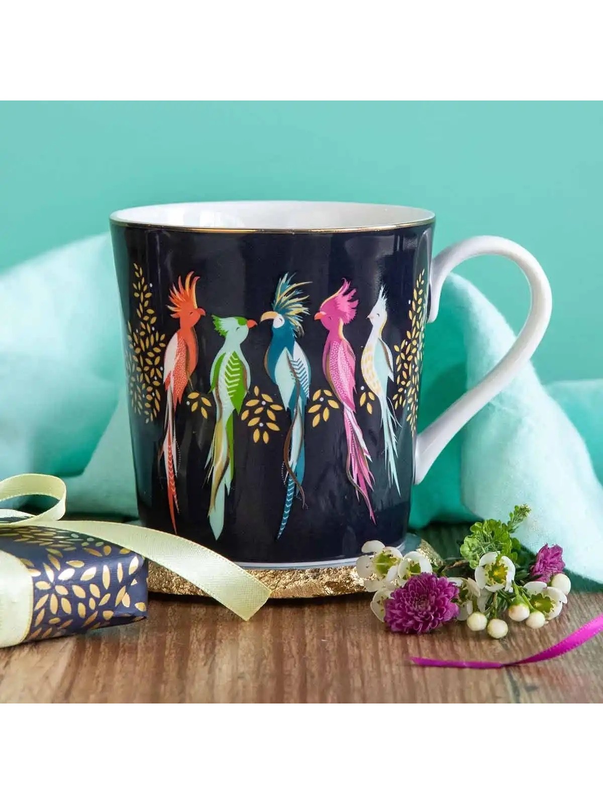 Portmeirion Fine China Mug – Sara Miller Cockatoo