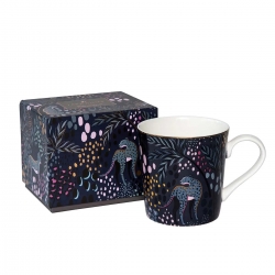 Portmeirion Fine China Puodelis – Sara Miller Midnight Leopard