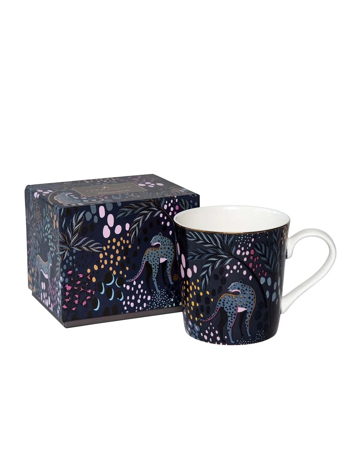 Portmeirion Sara Miller kruus - Midnight Leopard