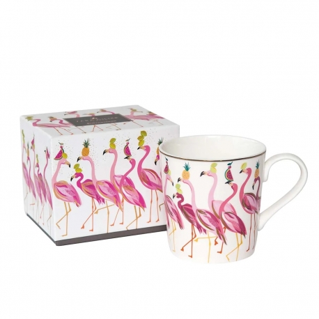 Portmeirion Fine China Mug – Sara Miller Fabulous Flamingo